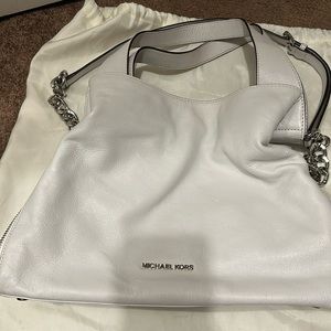 White MK Bag